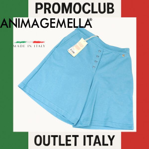 Дамски панталонки Anima Gemella - сини, 100% памук, размер S, Италия